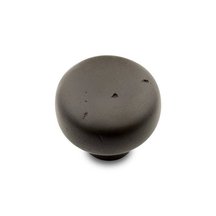 Oil Rubbed Bronze Mushroom Knob with Mounting Hardware