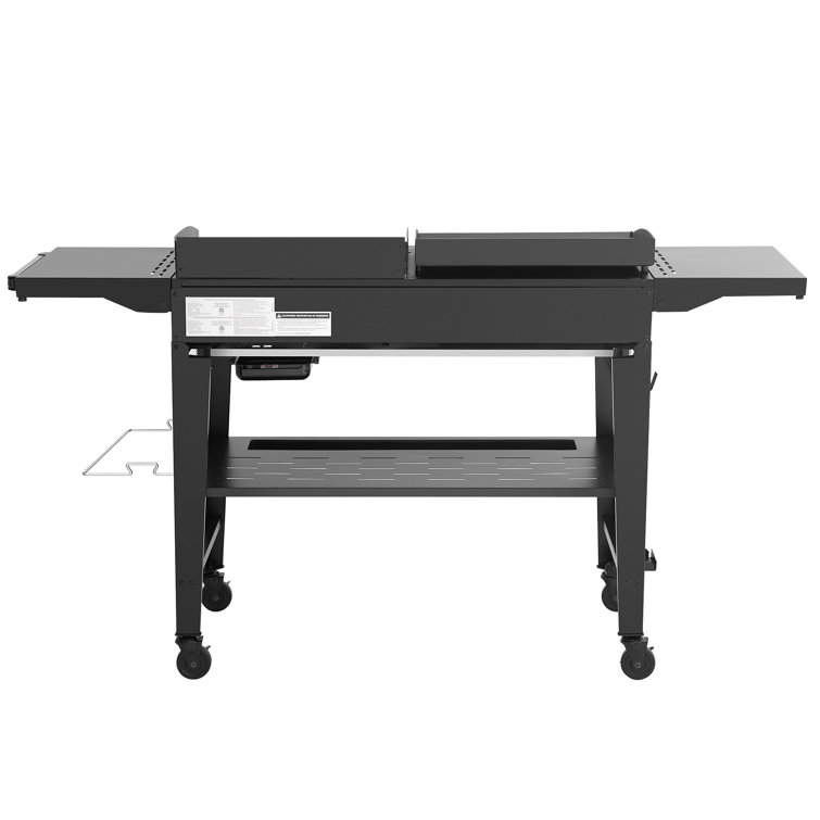 Royal Gourmet Black 4-Burner Propane Gas Grill and Griddle Combo