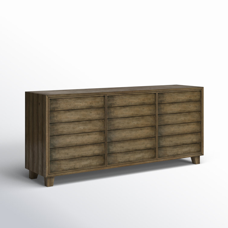 Cliffside 76'' Brown Transitional Buffet with Shutter Doors