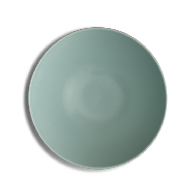 Green Ceramic 9.25'' Microwave Safe Serving Bowl