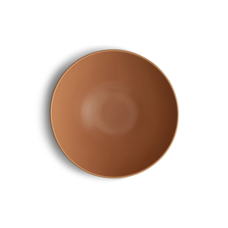 Terracotta Matte Glazed Ceramic Serving Bowl