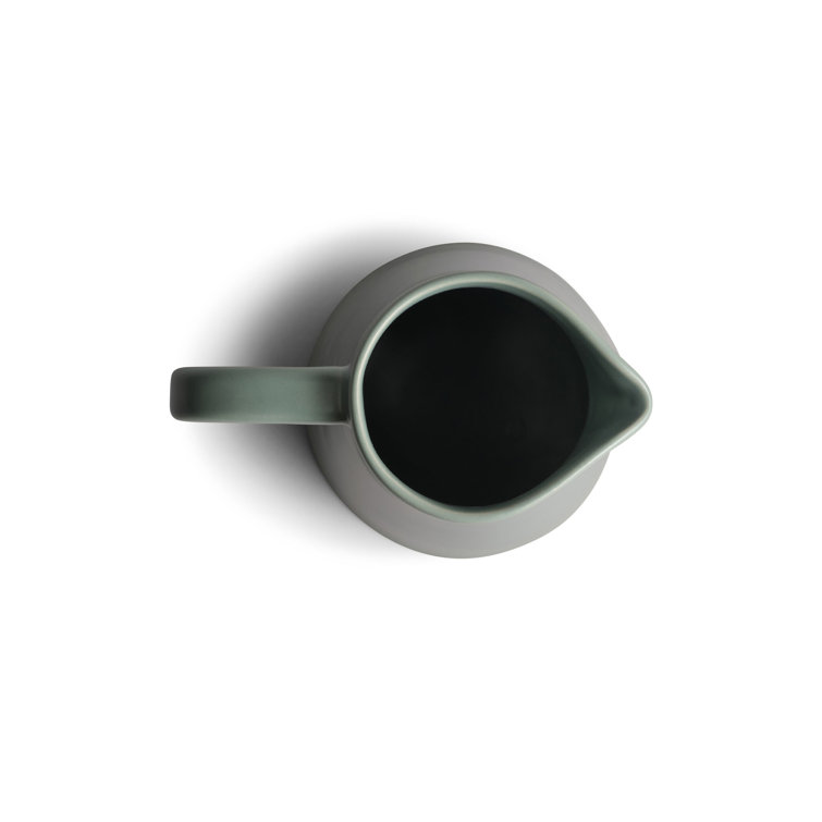 Green Ceramic 33.8oz Modern Pitcher