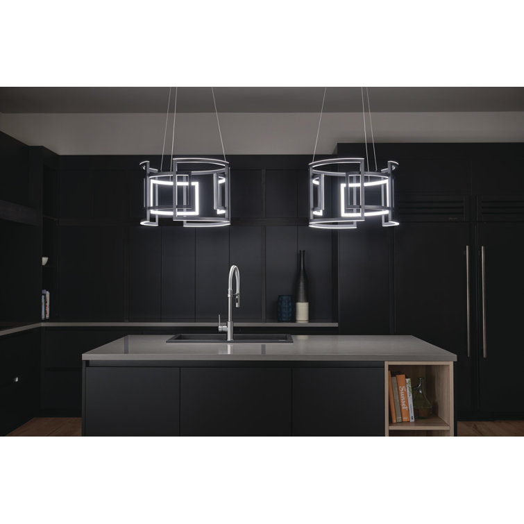 Arctic Stainless Steel Pull-Down Kitchen Faucet with Spray