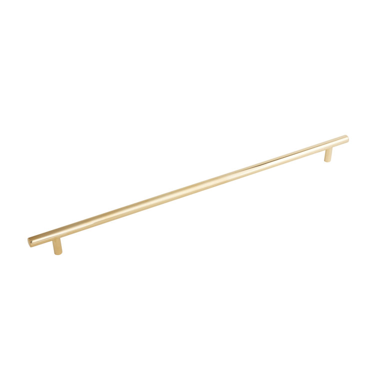 Modern Brass Bar Cabinet Pull with Mounting Hardware
