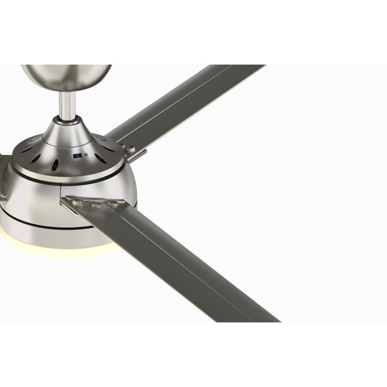 Xeno Brushed Nickel 56" LED Ceiling Fan with Remote