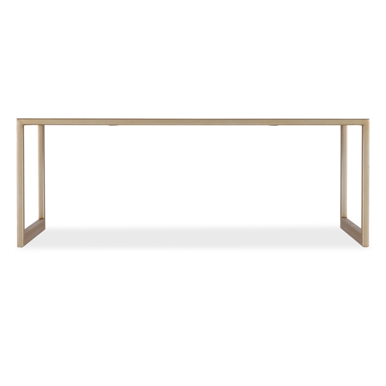 Gold and Glass Transitional Cocktail Table