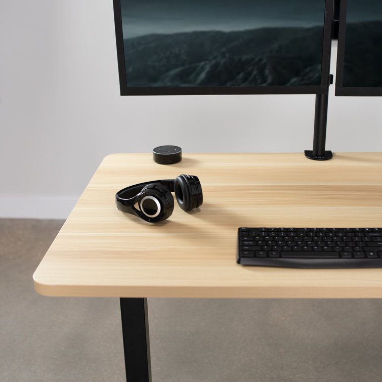Cyan Chestnut Solid Particle Board 59" Universal Desk Top