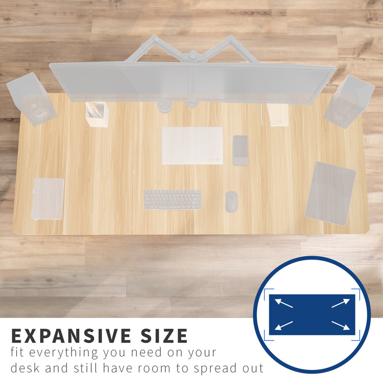Cyan Chestnut Solid Particle Board 59" Universal Desk Top