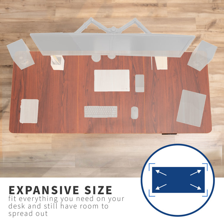 VIVO Dark Walnut 71 x 36 inch Particle Board Table Top