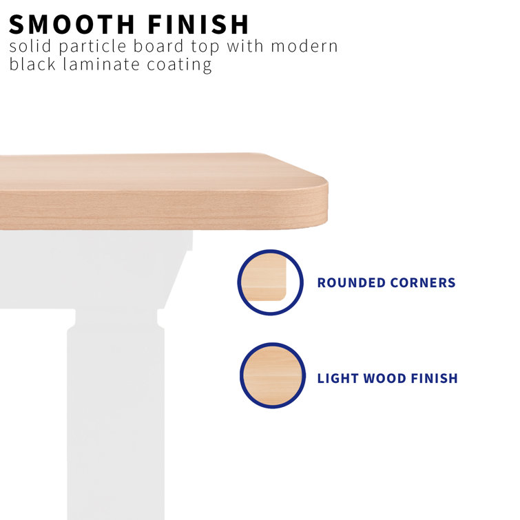 Cyan Chestnut Solid Particle Board 59" Universal Desk Top