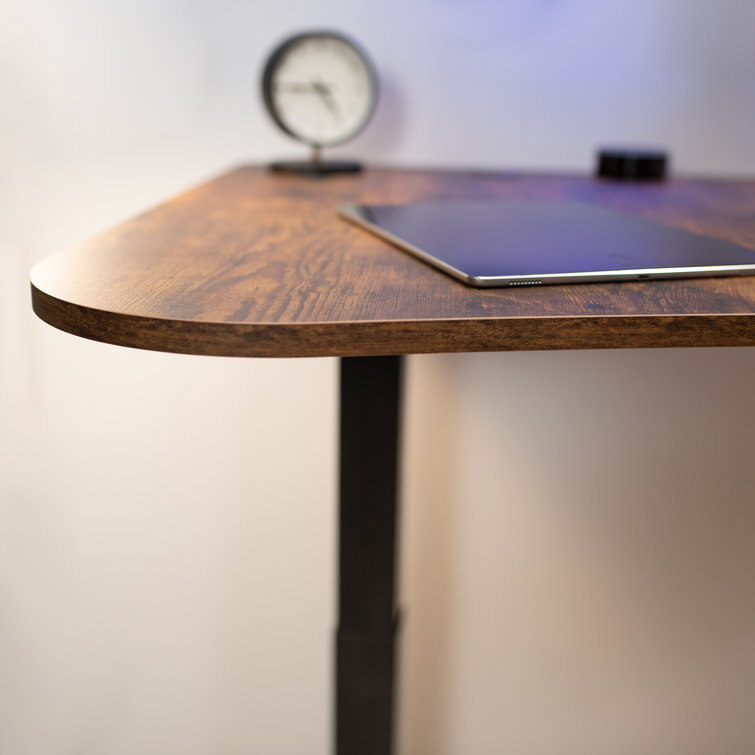 Rustic Vintage Brown 63'' Adjustable Desk Top Surface