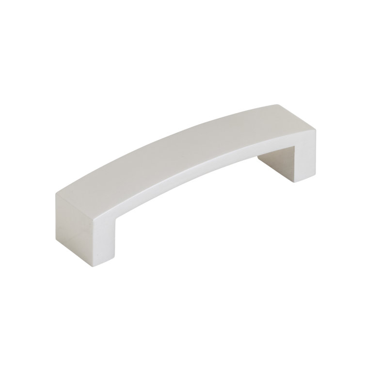 Satin Nickel 3" Modern Cabinet Pull with Mounting Hardware