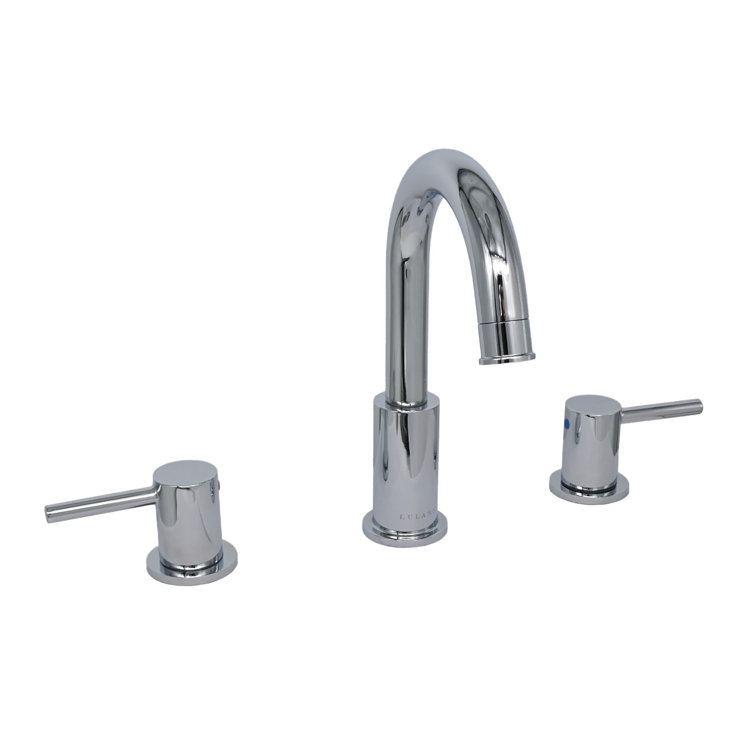 St. Lucia Chrome 2-Handle Widespread Bathroom Faucet