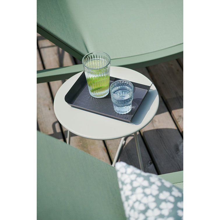 Cactus Green Folded Steel Serving Tray