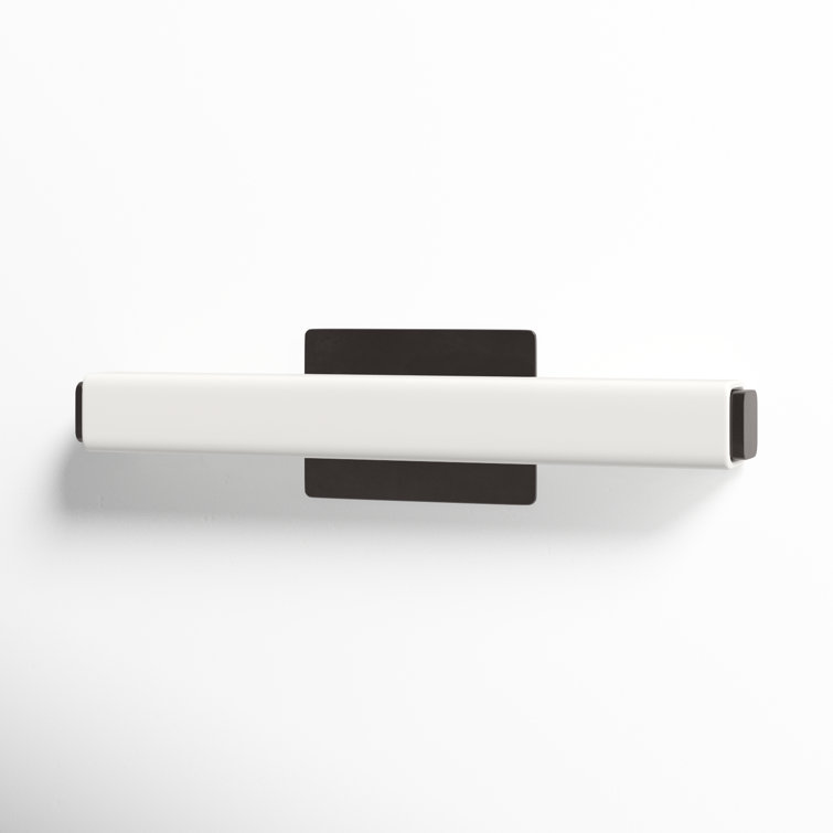 Elegant Brushed Nickel LED Vanity Wall Light with Opal Glass