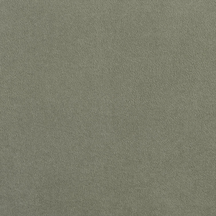 Sage Green Velvet Full Sleeper Loveseat with Wood Legs