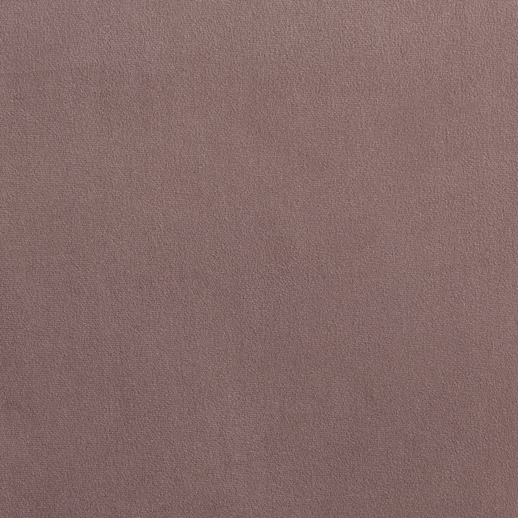 Mauve Velvet Full Sleeper Loveseat with Wood Legs