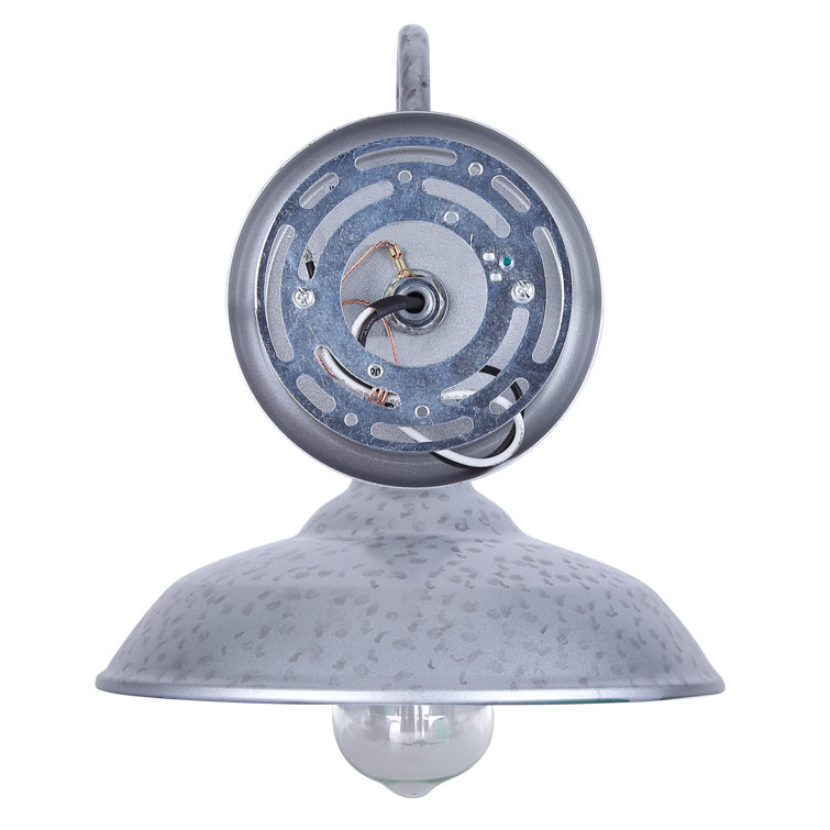 Galvanized Metal Rustic Farmhouse Wall Lantern