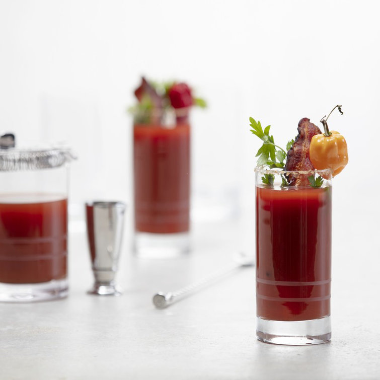 Clear Lead-Free Tritan Crystal Highball Glass Set