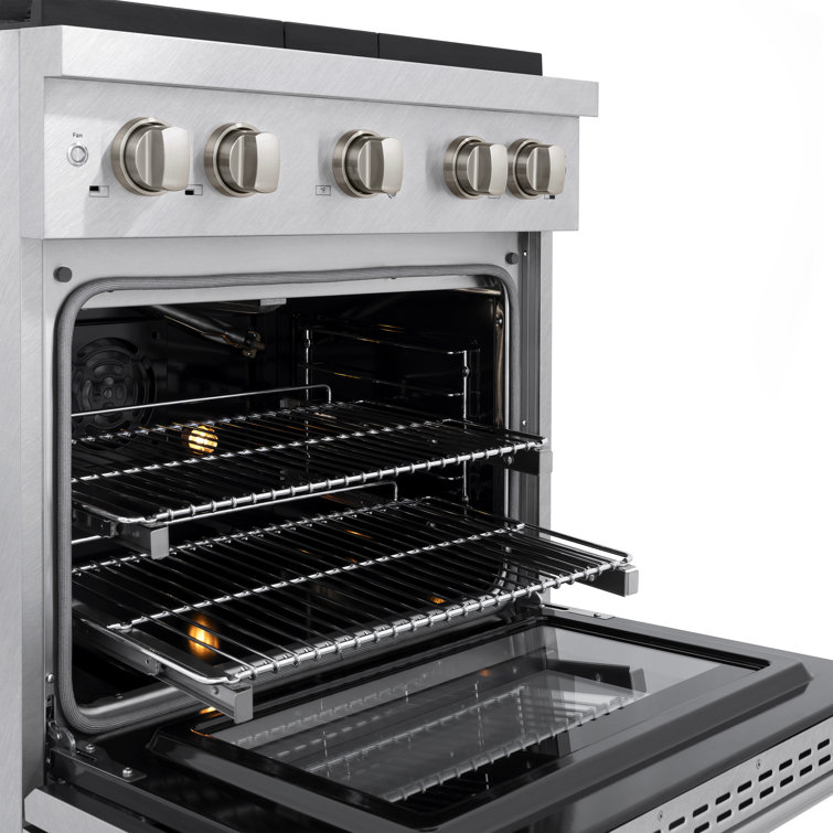 ZLINE 30" Stainless Steel Freestanding Gas Range with Convection Oven