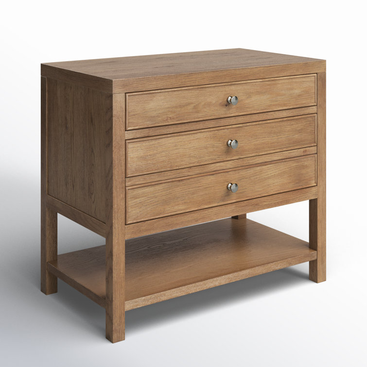 Sand Dune 2-Drawer Nightstand with USB Ports