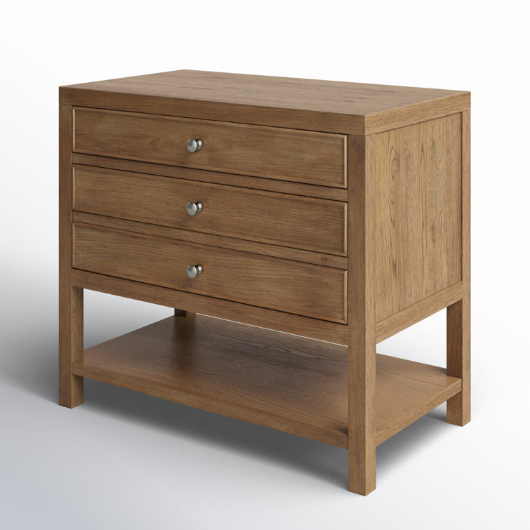 Sand Dune 2-Drawer Nightstand with USB Ports