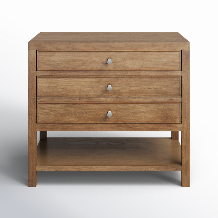 Sand Dune 2-Drawer Nightstand with USB Ports