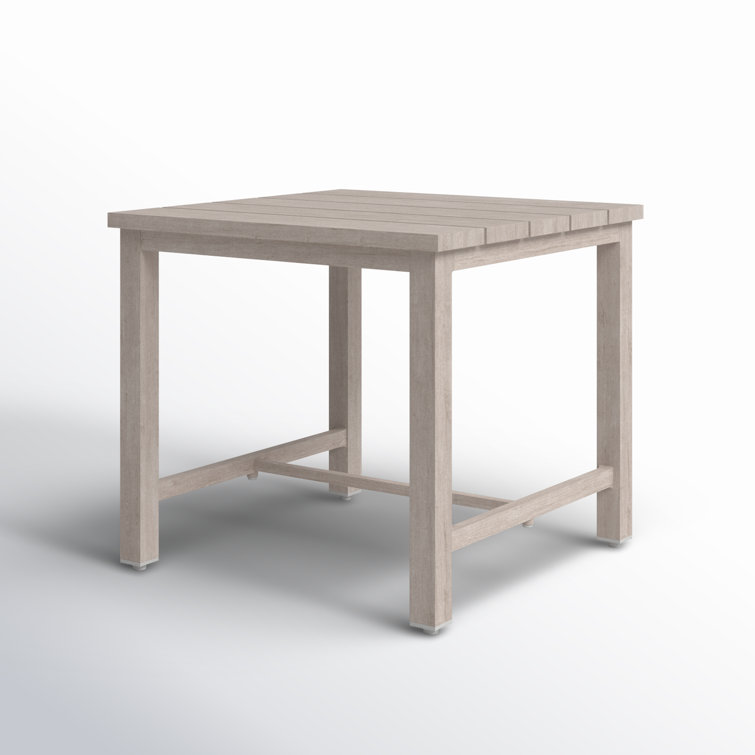 Tetra 22'' White Metal Outdoor Side Table