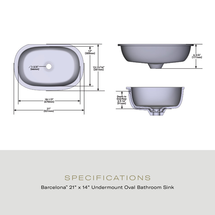 Matte White Stone Oval Undermount Bathroom Sink