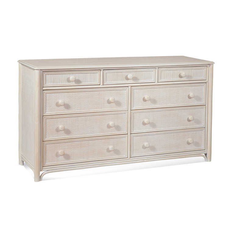 Bisque Cedar 9-Drawer Horizontal Dresser