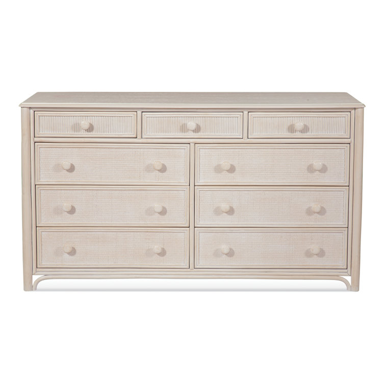 Bisque Cedar 9-Drawer Horizontal Dresser
