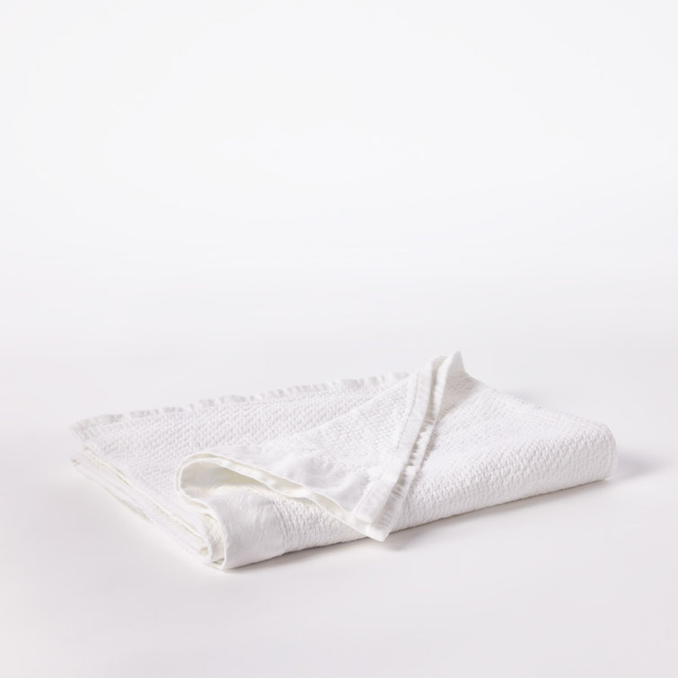 Organic Alpine White Turkish Cotton Washcloth Set