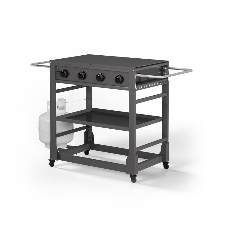TYTUS Fresno 4-Burner Stainless Steel Propane Hibachi Griddle