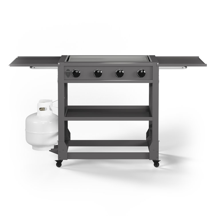 TYTUS Fresno 4-Burner Stainless Steel Propane Hibachi Griddle