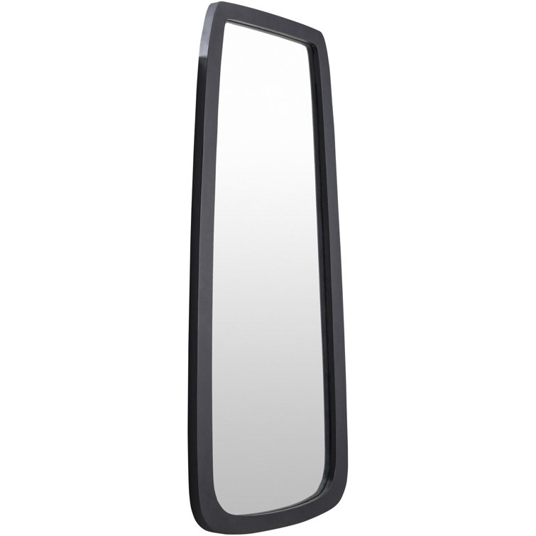 Black Acacia Wood Full Length Rectangular Mirror