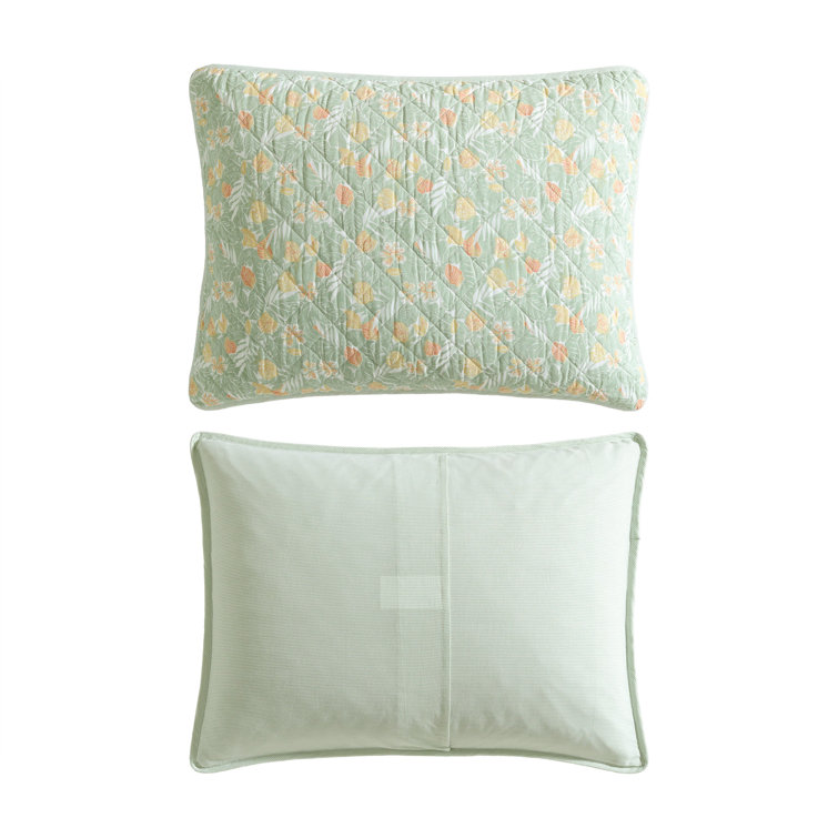 Full White Cotton Reversible Quilt Set