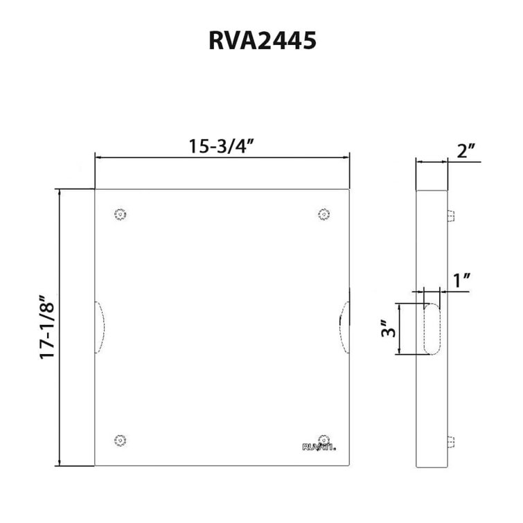 Ruvati 24" Square End-Grain Acacia Butcher Block