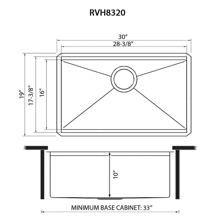 30-Inch Stainless Steel Workstation Kitchen Sink with Accessories