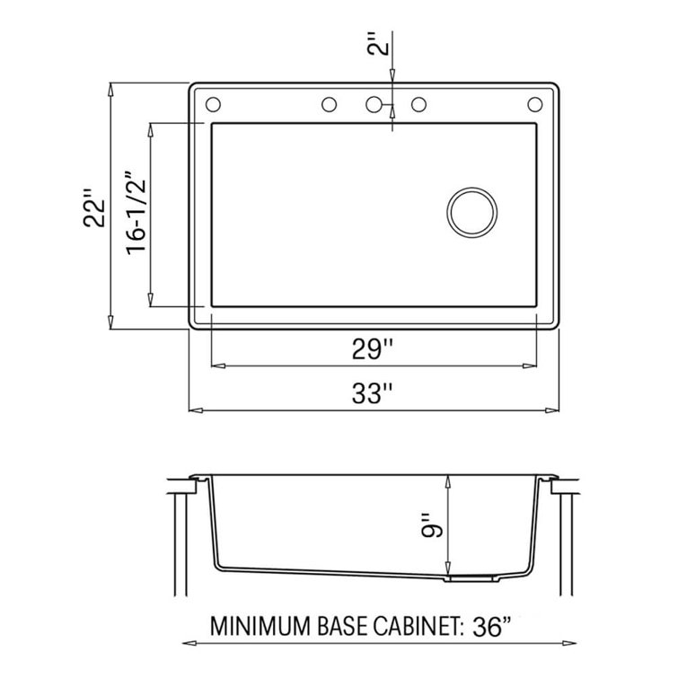 Catalina Blue Granite Composite Single Bowl Kitchen Sink