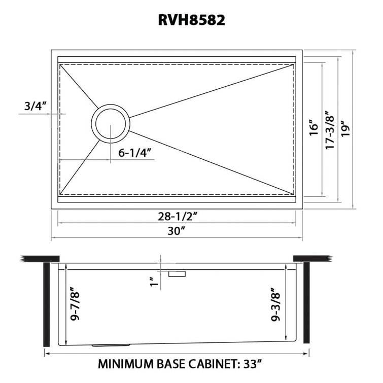Ruvati 30-Inch Stainless Steel Workstation Kitchen Sink