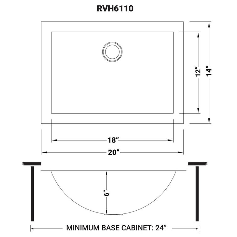 Gold Stainless Steel Rectangular Undermount Bathroom Sink