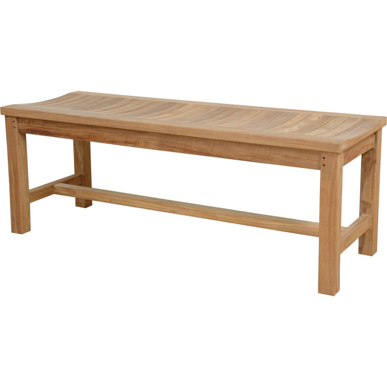 Madison 48" Premium Teak Weather-Resistant Outdoor Bench