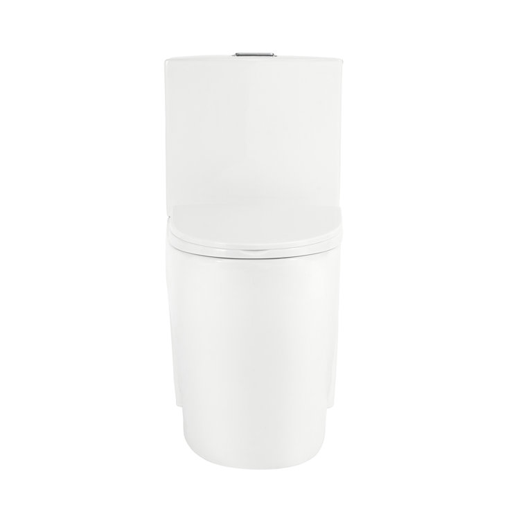 St. Tropez White Elongated Two-Piece Dual-Flush Toilet
