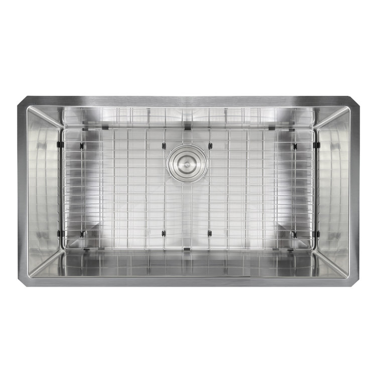 Pro Series 32'' Brushed Satin Stainless Steel Undermount Kitchen Sink