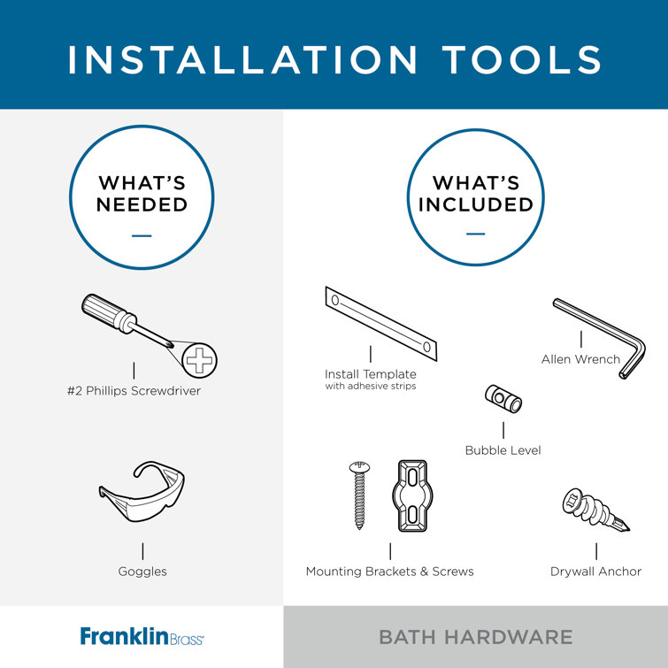 Nash Satin Gold 4-Piece Bathroom Hardware Set