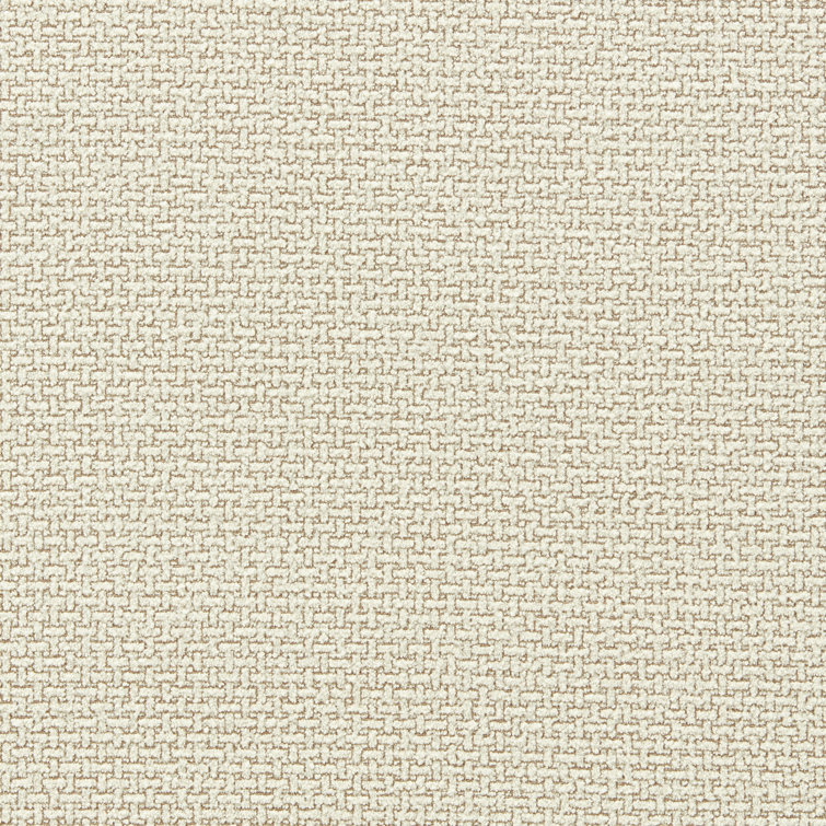 Ivory Linen Outdoor Upholstery Fabric with Basket Weave