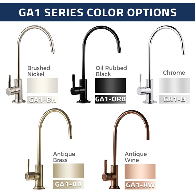 Brushed Nickel European Style Reverse Osmosis Faucet