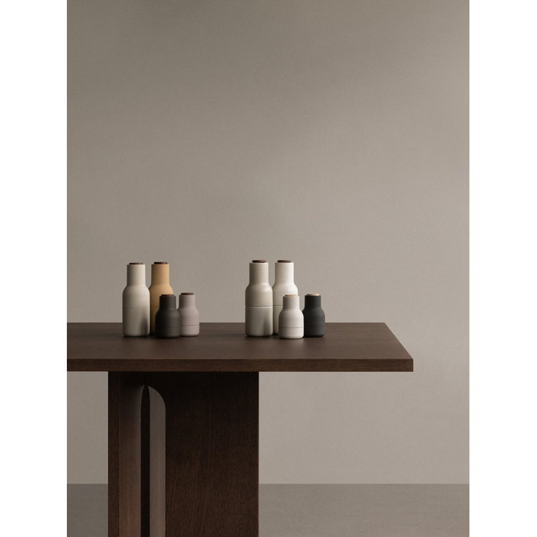 Small Ash and Carbon Beech Bottle Grinders Set