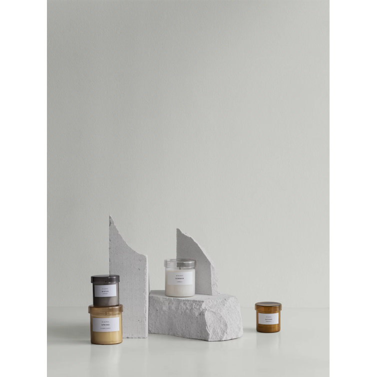 Large White Soy Scented Candle with Neroli Fragrance
