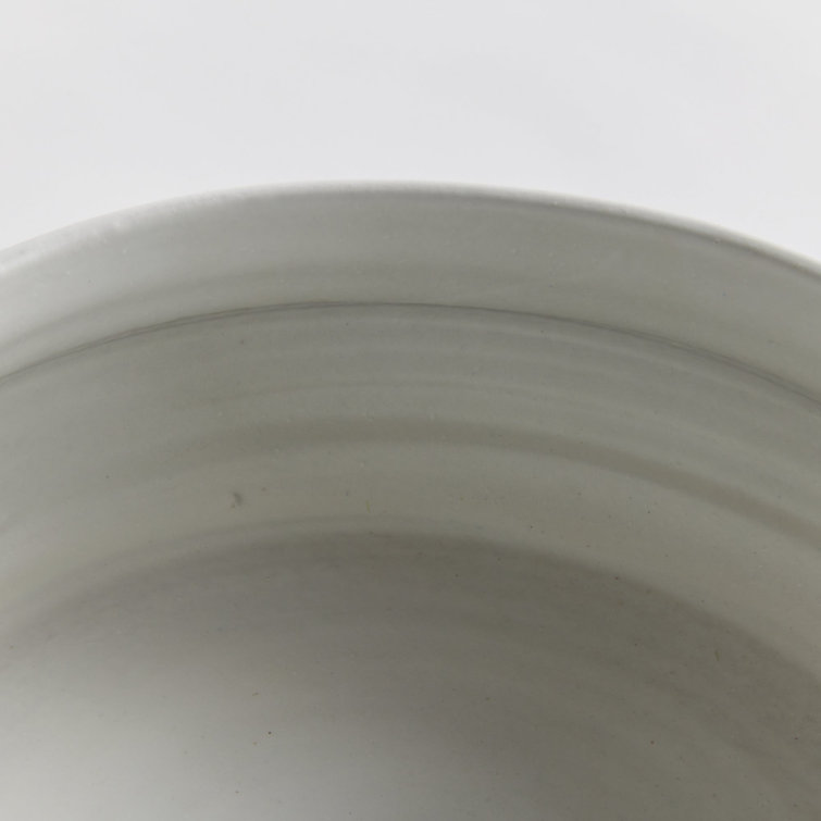 Handcrafted White Terracotta Decorative Bowl